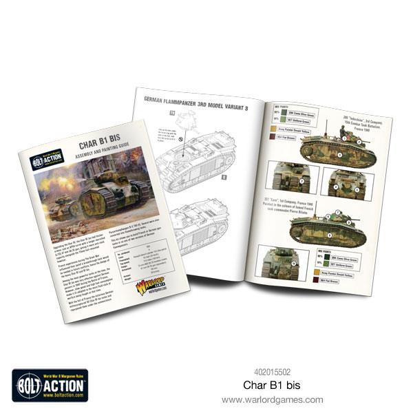Bolt Action Char B1 bis Tank Warlord Games