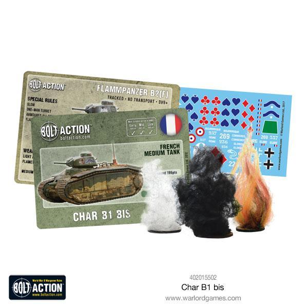 Bolt Action Char B1 bis Tank Warlord Games