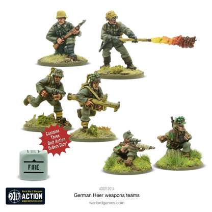 Bolt Action German Heer Weapons Team Warlord Games