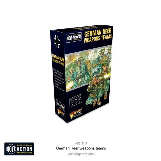 Bolt Action German Heer Weapons Team Warlord Games