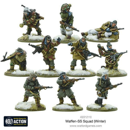 Bolt Action Waffen-SS Squad (Winter) Warlord Games