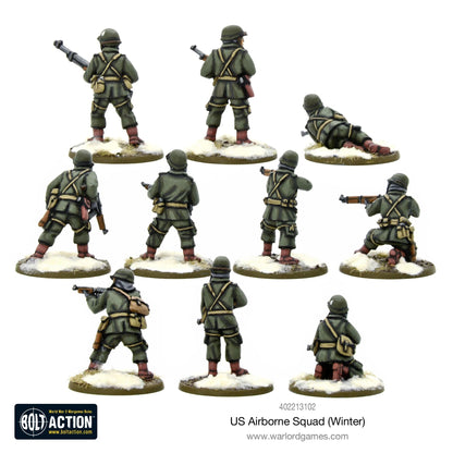 Bolt Action US Airborne Squad (Winter) Warlord Games