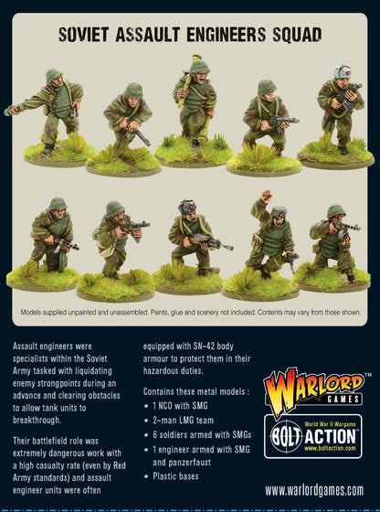 Bolt Action Soviet Assault Engineer Squad Warlord Games
