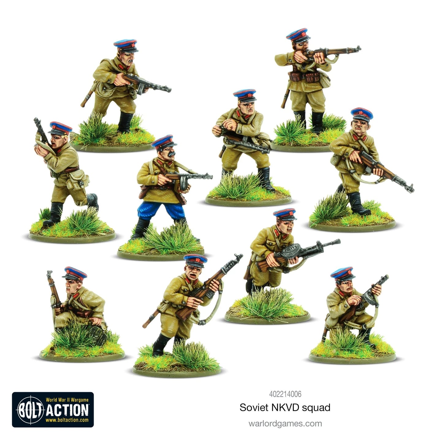 Bolt Action Soviet NKVD Squad Warlord Games