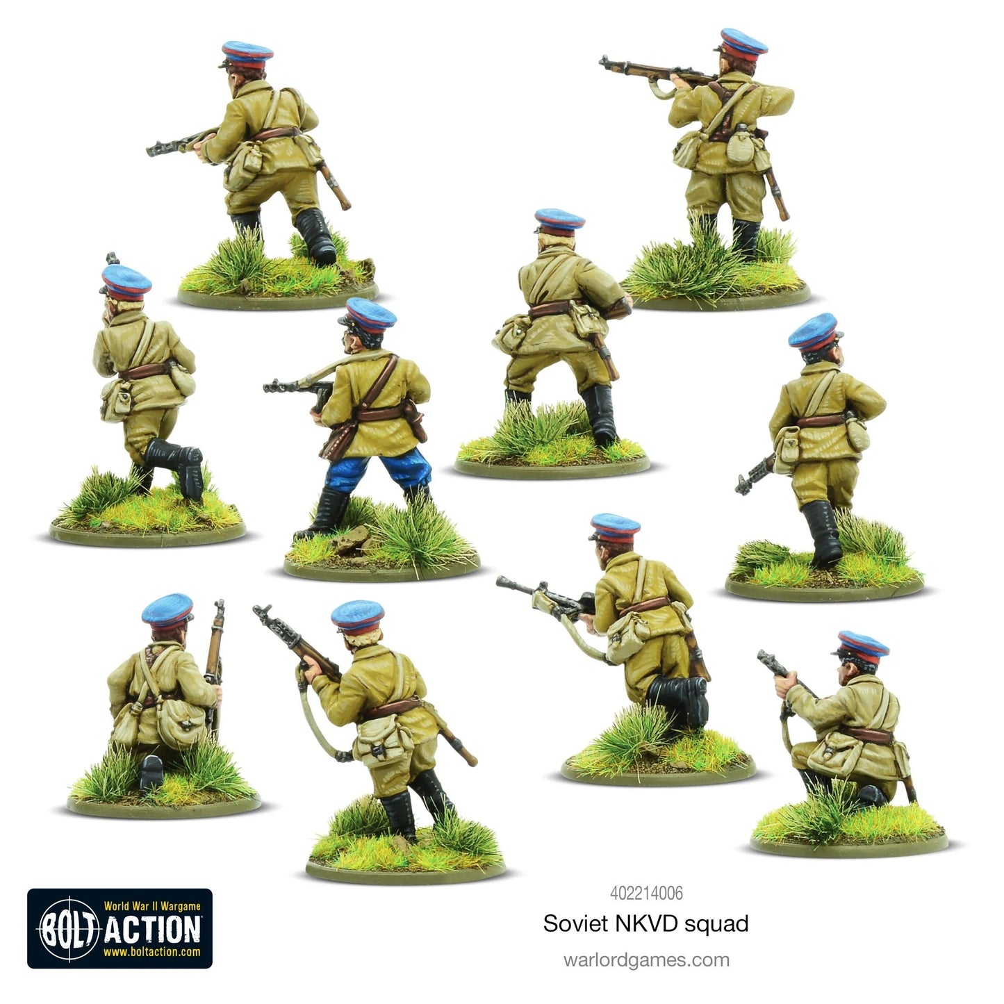 Bolt Action Soviet NKVD Squad Warlord Games