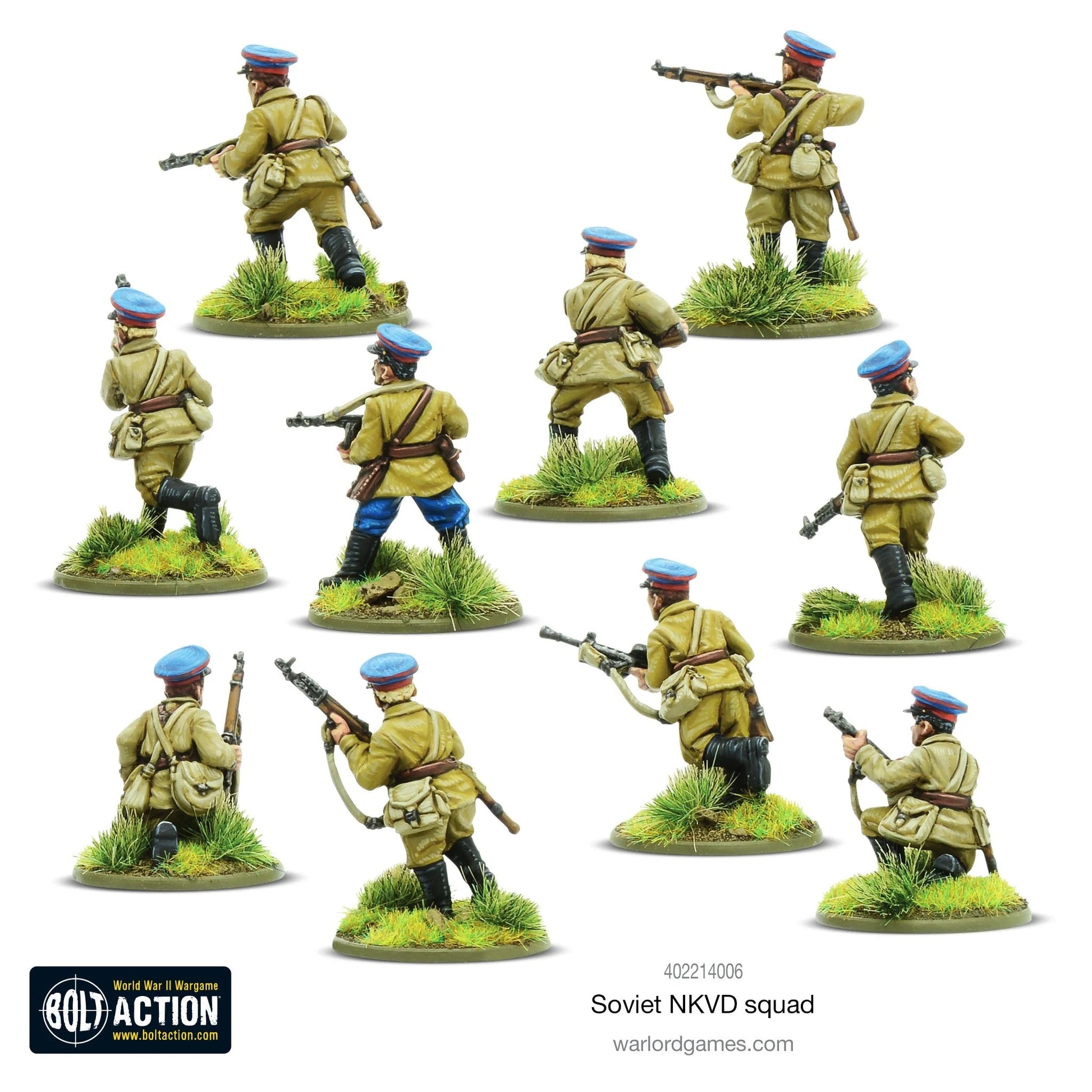 Bolt Action Soviet NKVD Squad Warlord Games