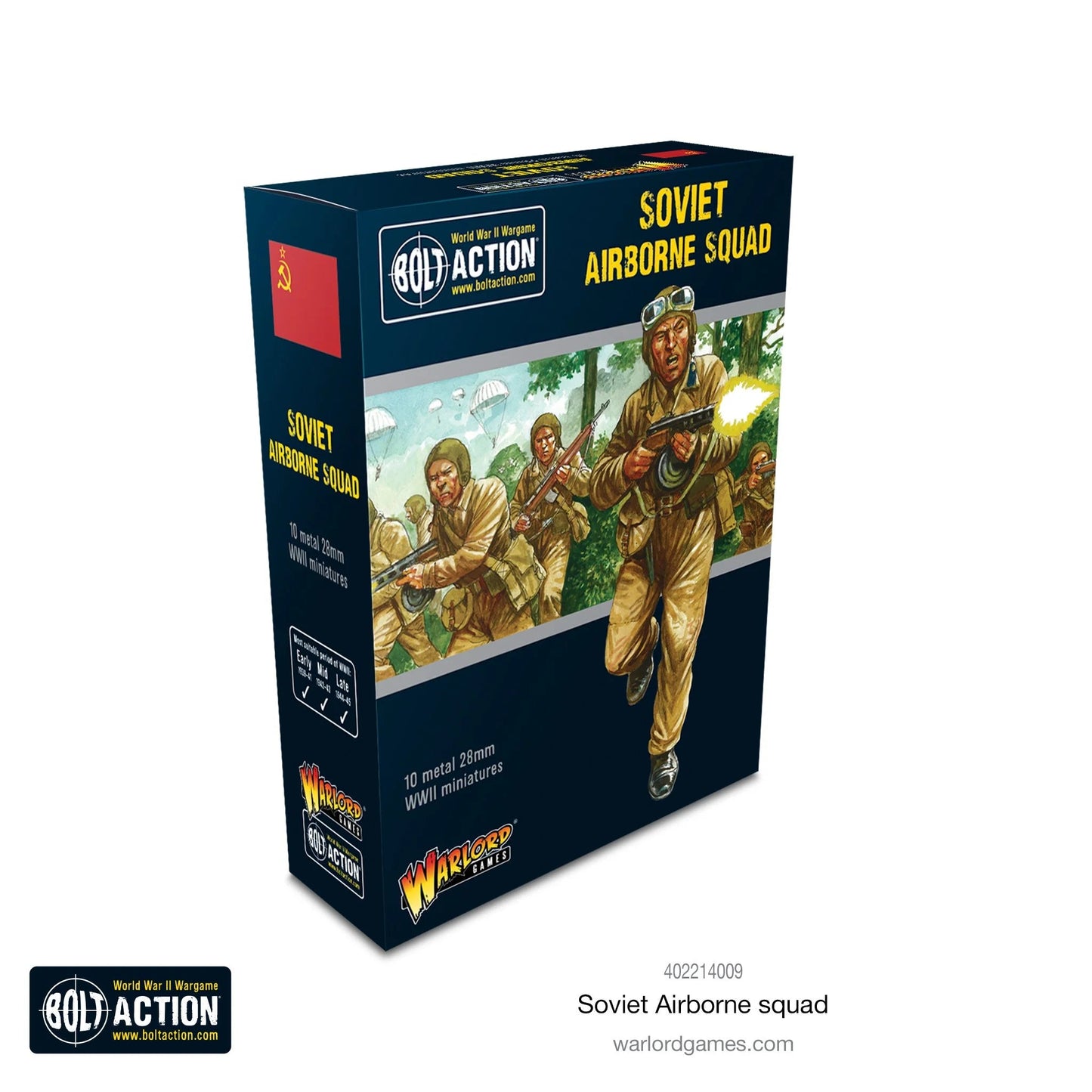 Bolt Action Soviet Airborne Squad Warlord Games