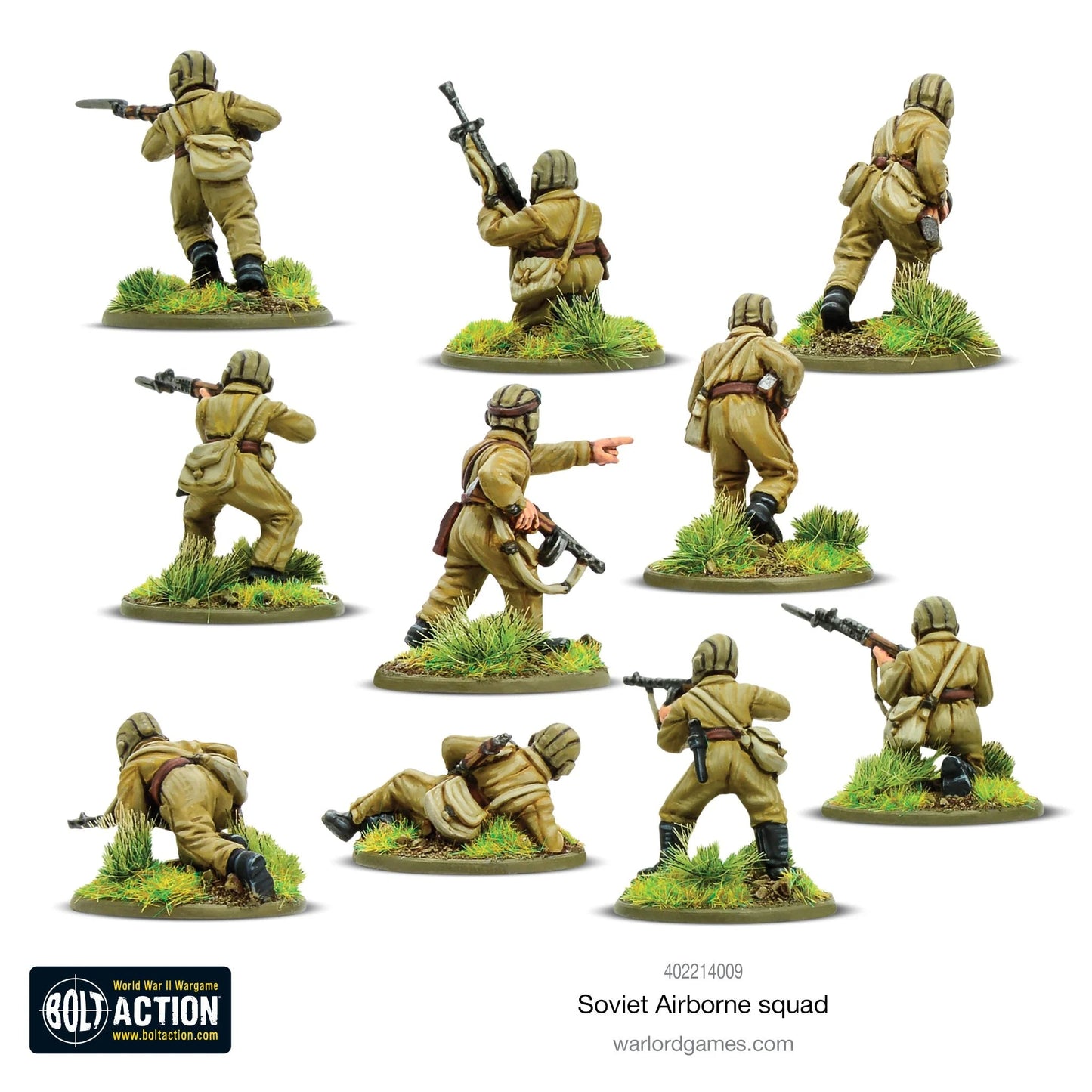 Bolt Action Soviet Airborne Squad Warlord Games