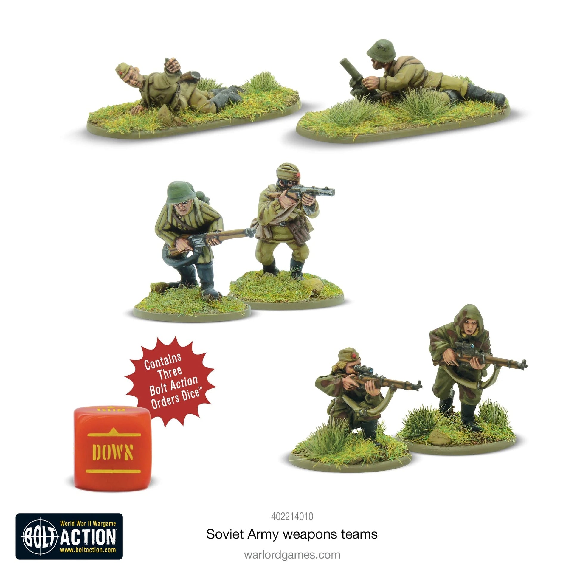Bolt Action Soviet Army Weapons Team Warlord Games