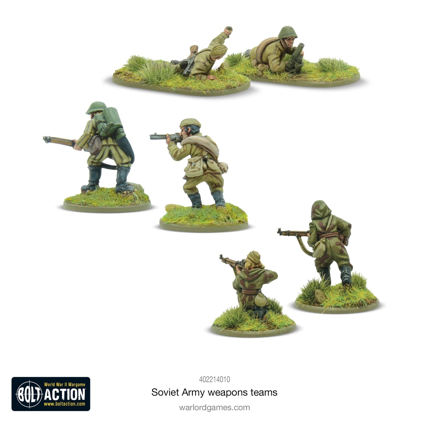 Bolt Action Soviet Army Weapons Team Warlord Games