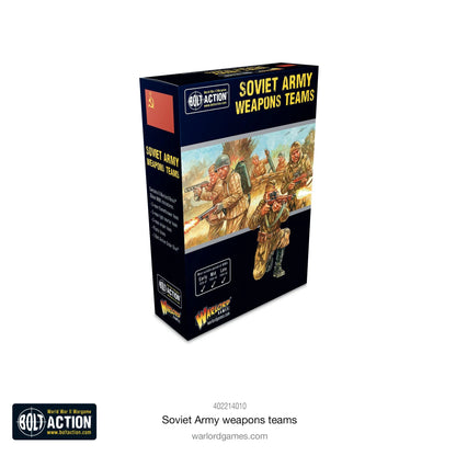 Bolt Action Soviet Army Weapons Team Warlord Games