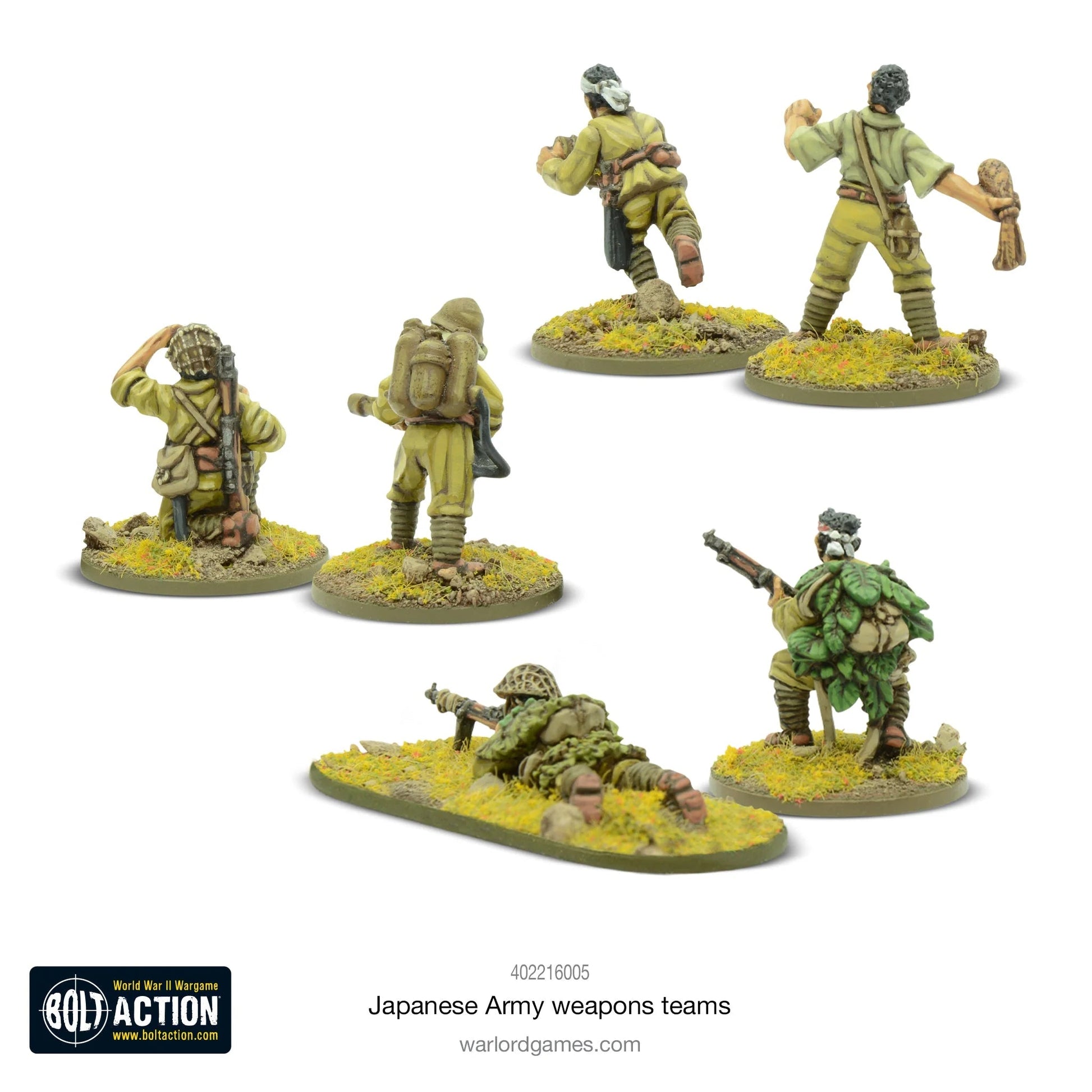 Bolt Action Japanese Army Weapons Team Warlord Games