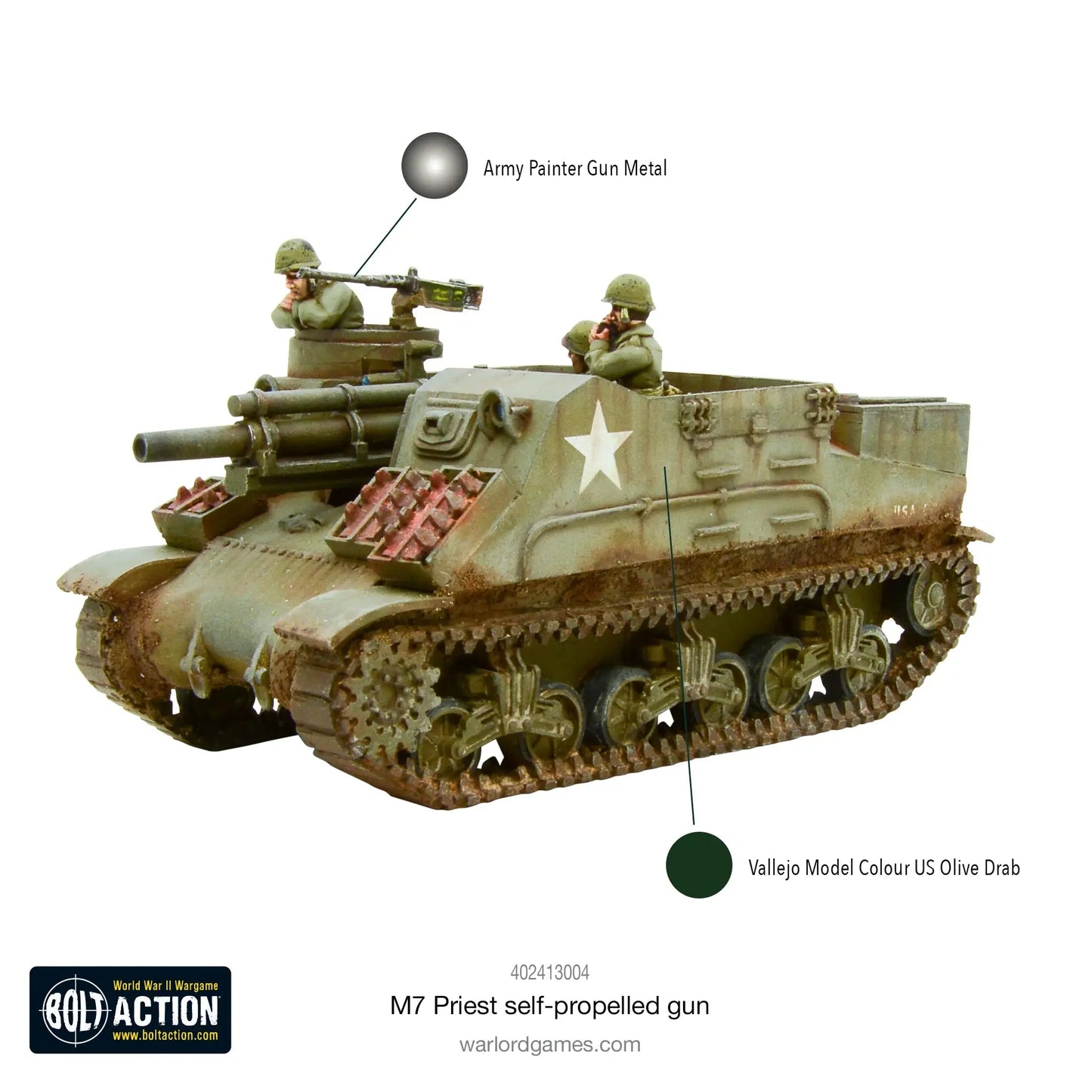 Bolt Action M7 Priest Cipolla Hobbies