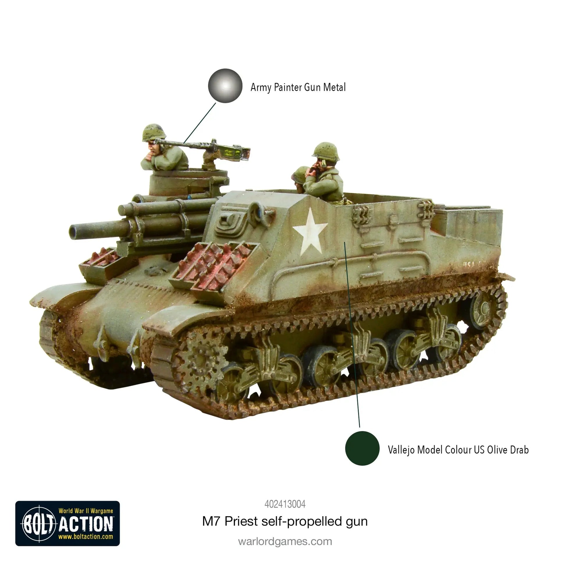 Bolt Action M7 Priest Cipolla Hobbies