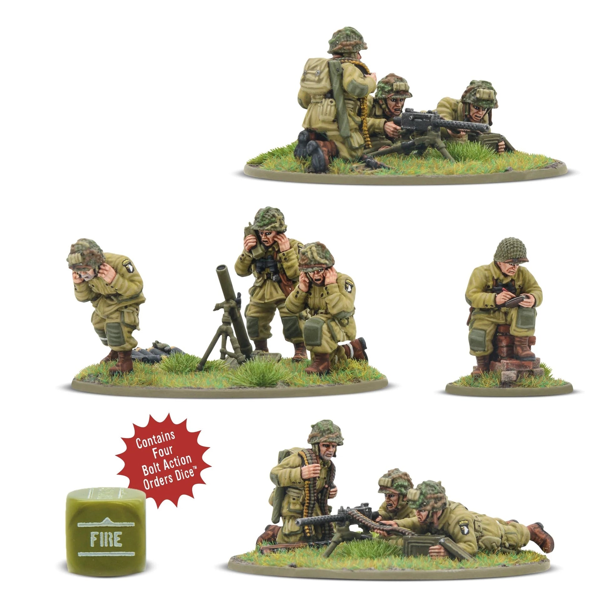 Bolt Action US Airborne (D-Day) Heavy Weapons Platoon Warlord Games