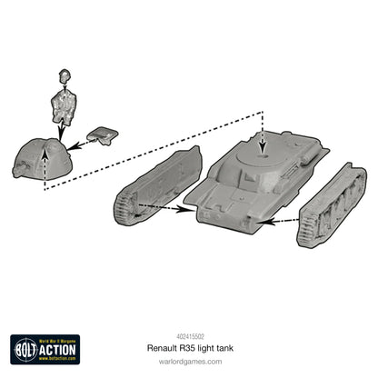 Bolt Action Renault R35 Tank Warlord Games
