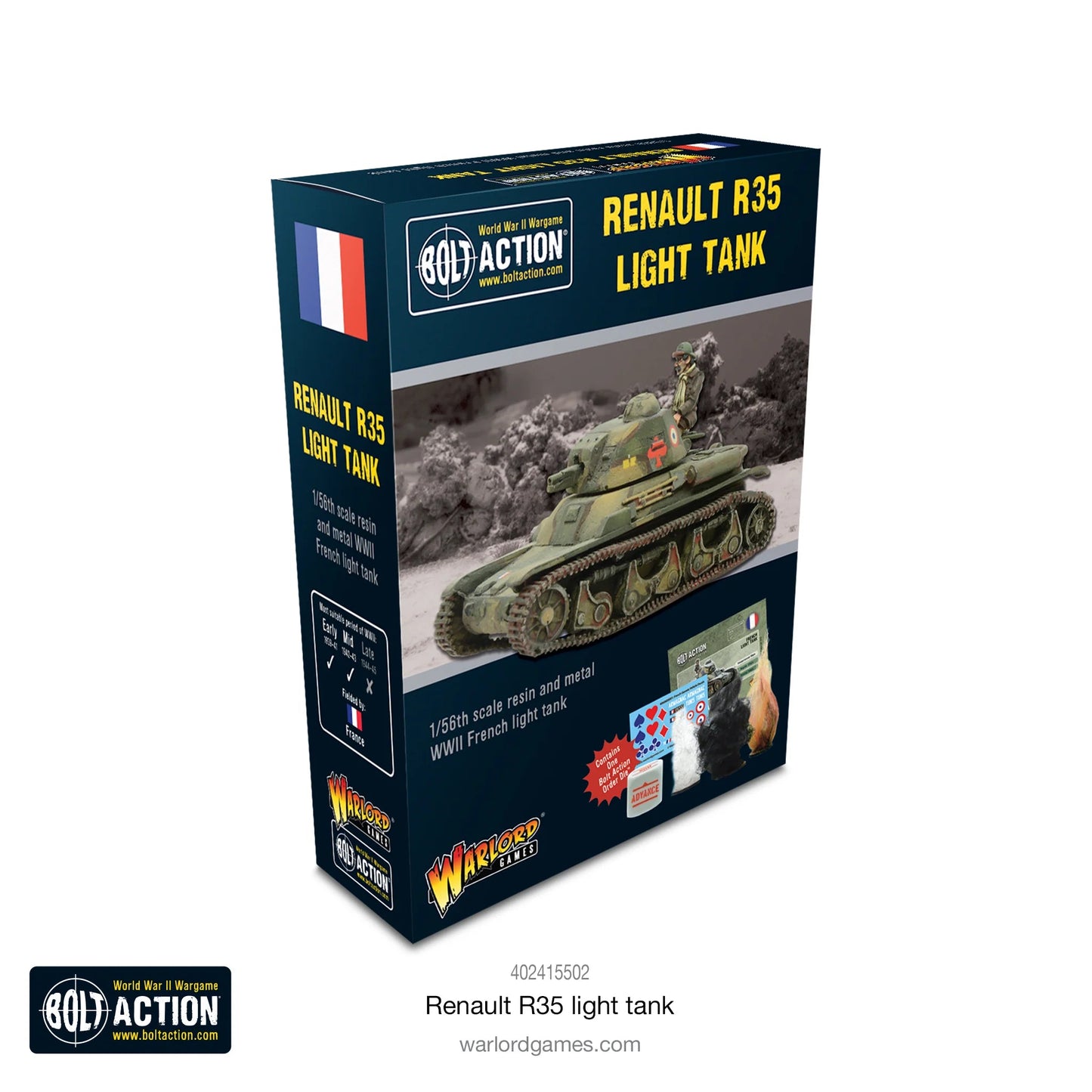 Bolt Action Renault R35 Tank Warlord Games