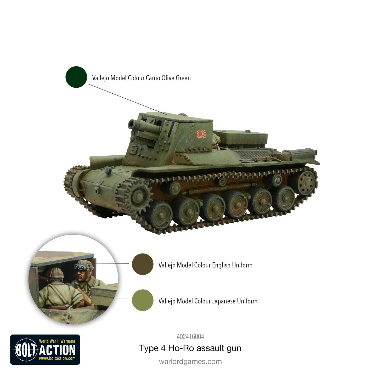 Bolt Action Japanese Type 4 Ho-Ro Self-Propelled Gun Warlord Games