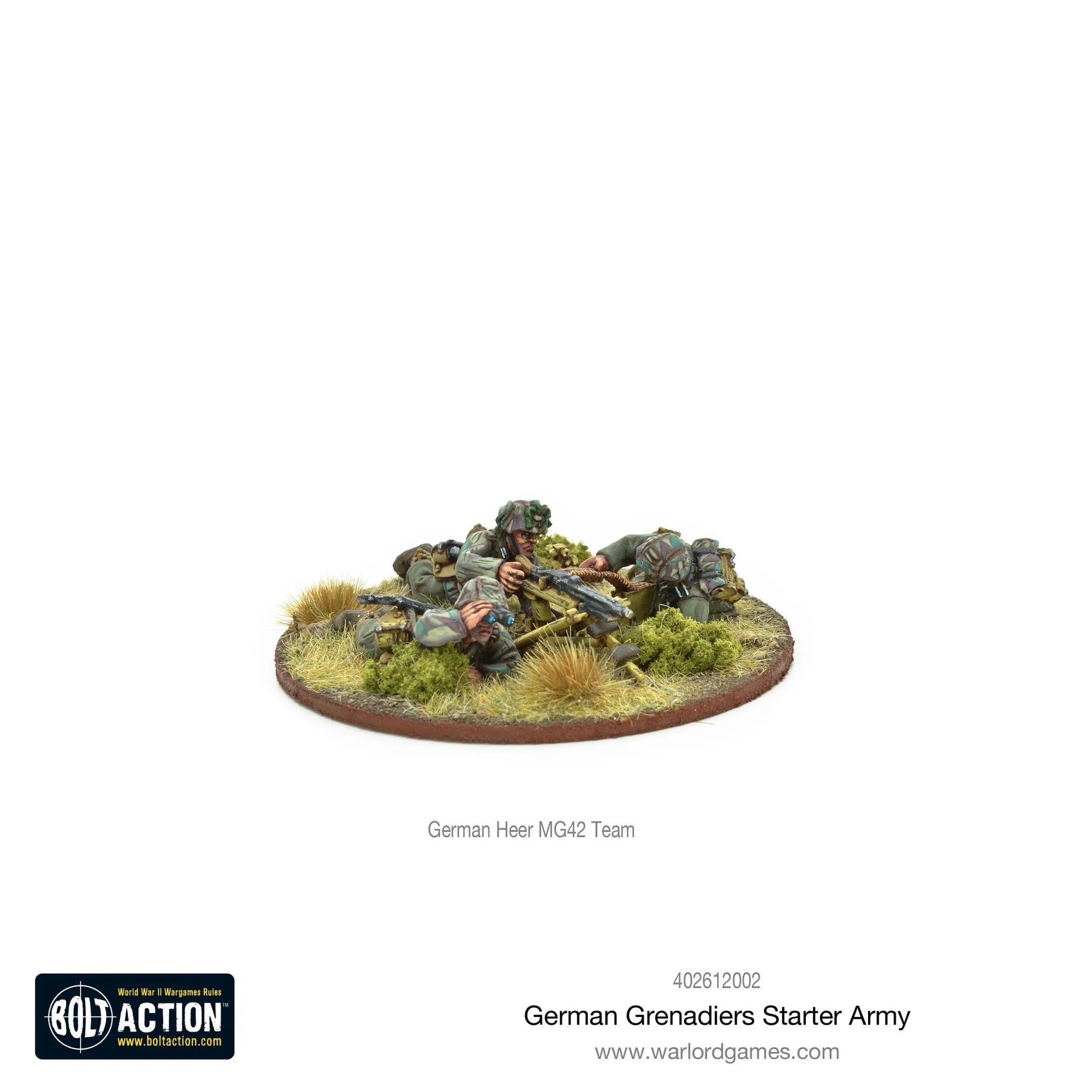28mm German WW2 Medium Machine Gun Team