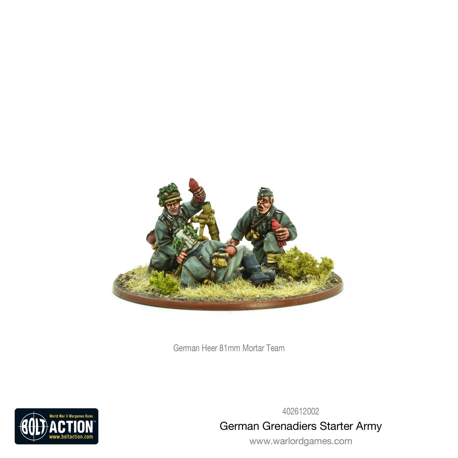 28mm Bolt Action German Medium Mortar Team