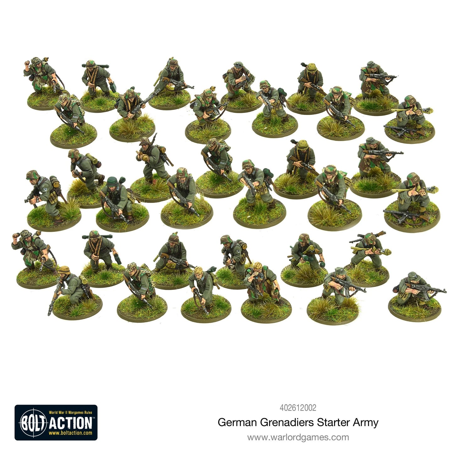 28mm German Grenadiers for Warlord Games Bolt Action tabletop wargames