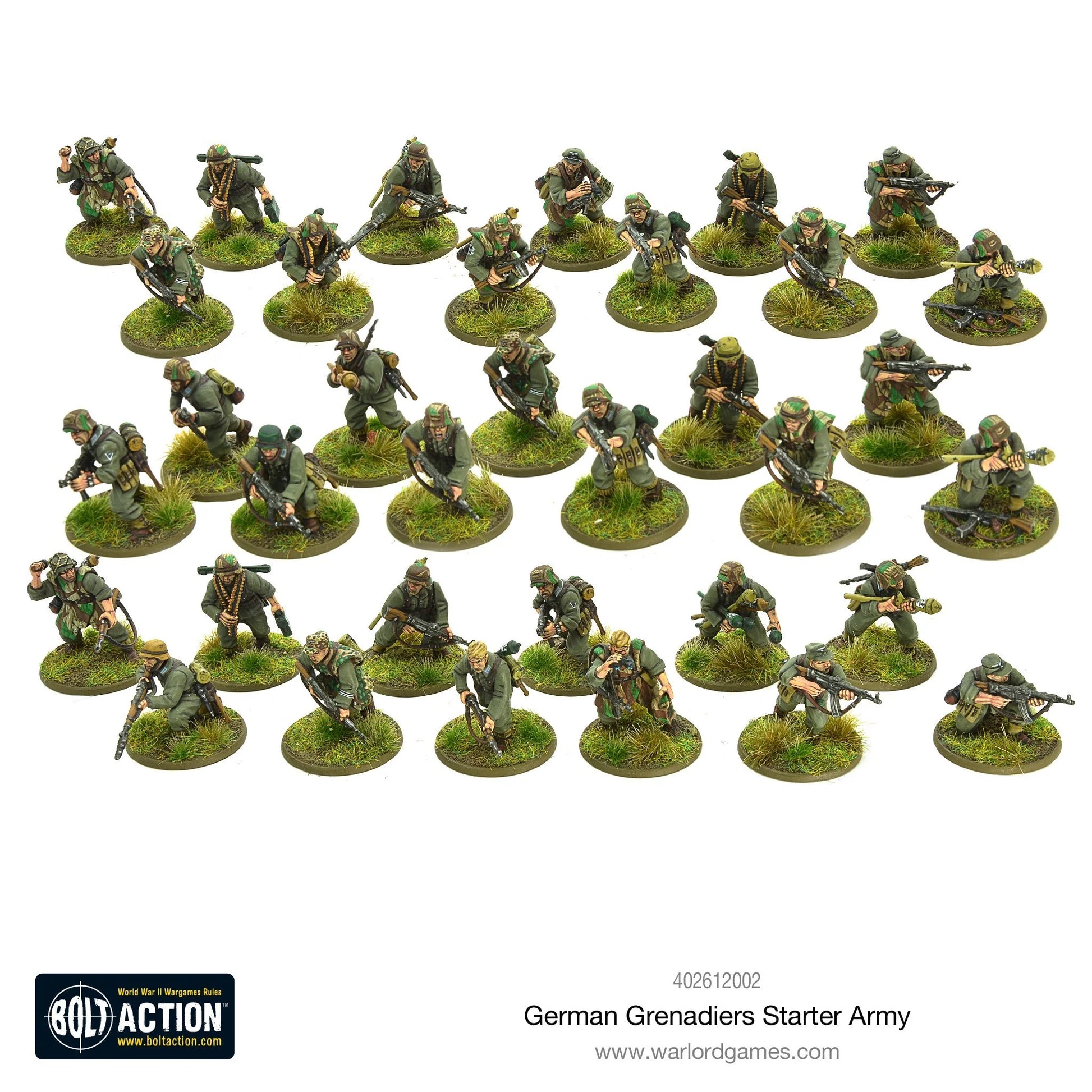 28mm German Grenadiers for Warlord Games Bolt Action tabletop wargames