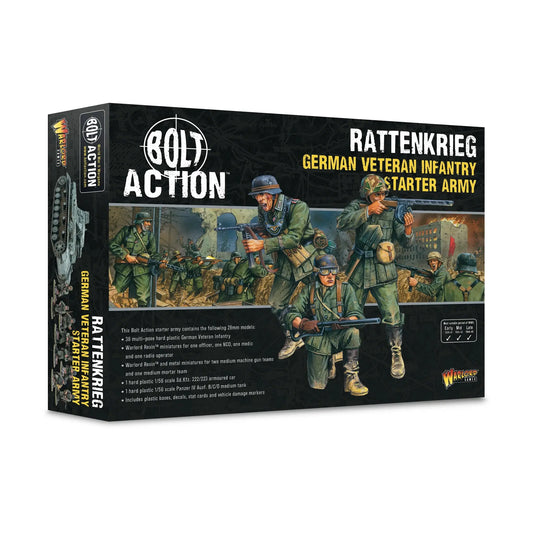 Warlord Games Bolt Action Rattenkrieg German Veteran Infantry Starter Army