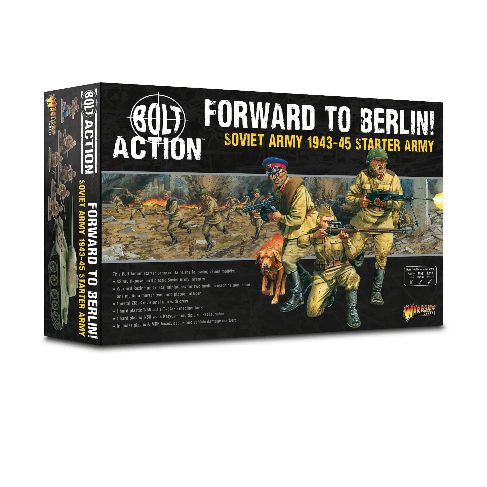 Bolt Action Forward to Berlin! - Soviet Army 1943-45 Starter Army Warlord Games