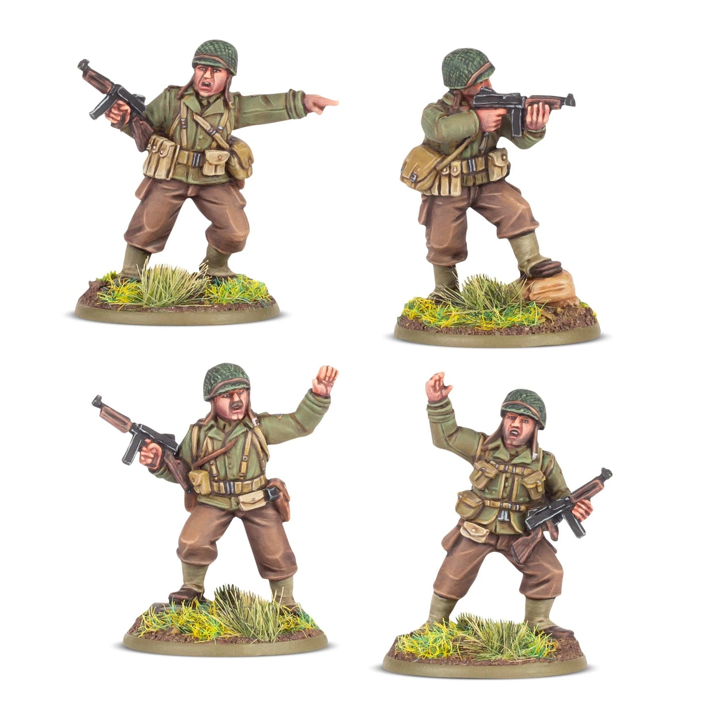 Bolt Action Rangers Platoon Commanders Warlord Games