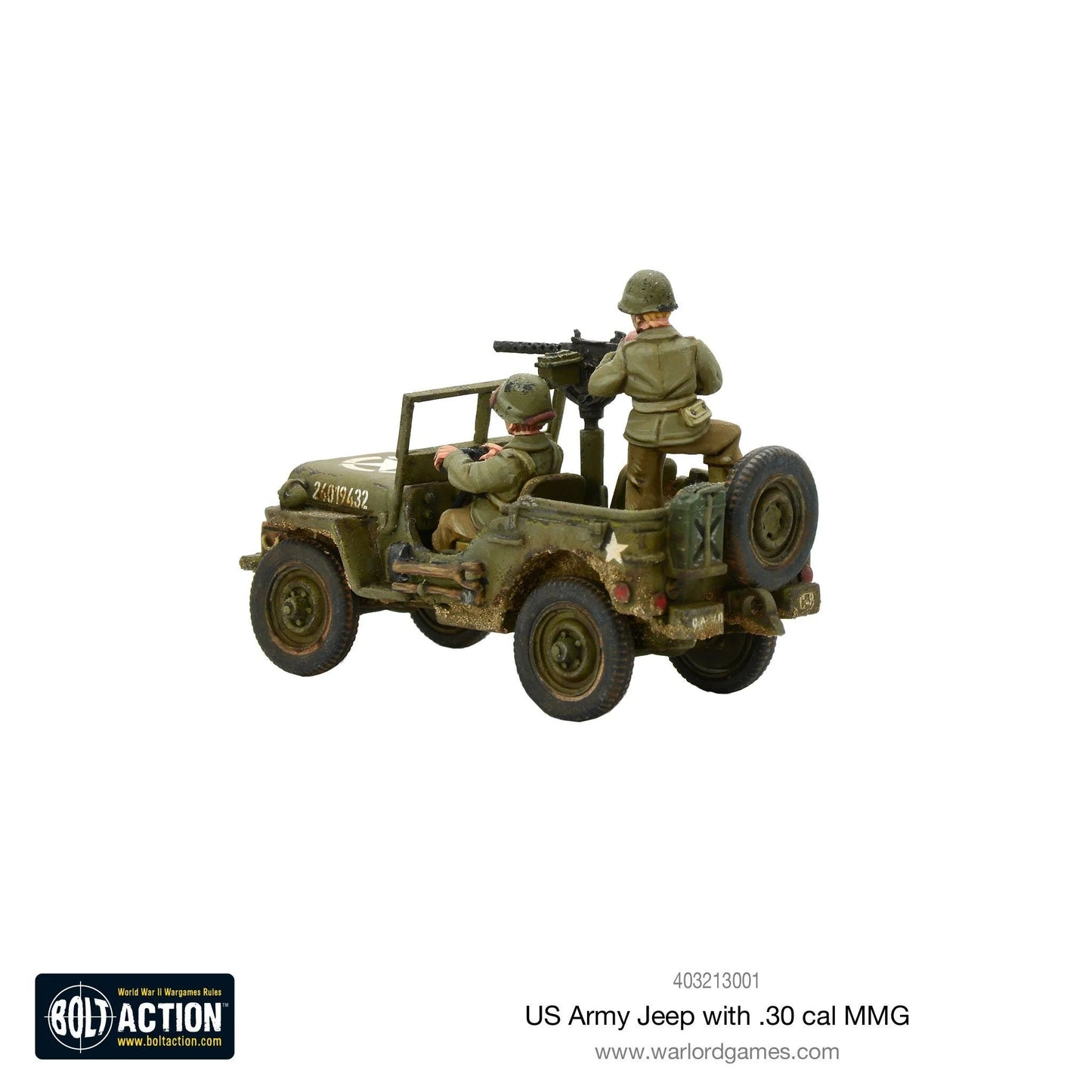 Bolt Action US Army Jeep w/ .30 Cal. MMG Warlord Games
