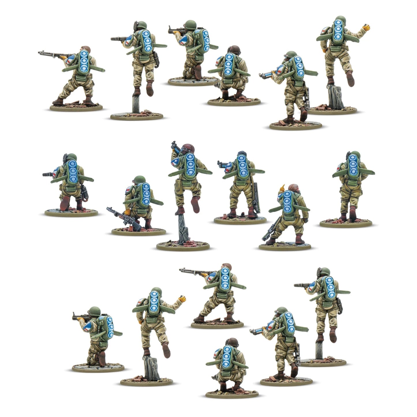 Konflikt '47 US Firefly Airborne Infantry Warlord Games
