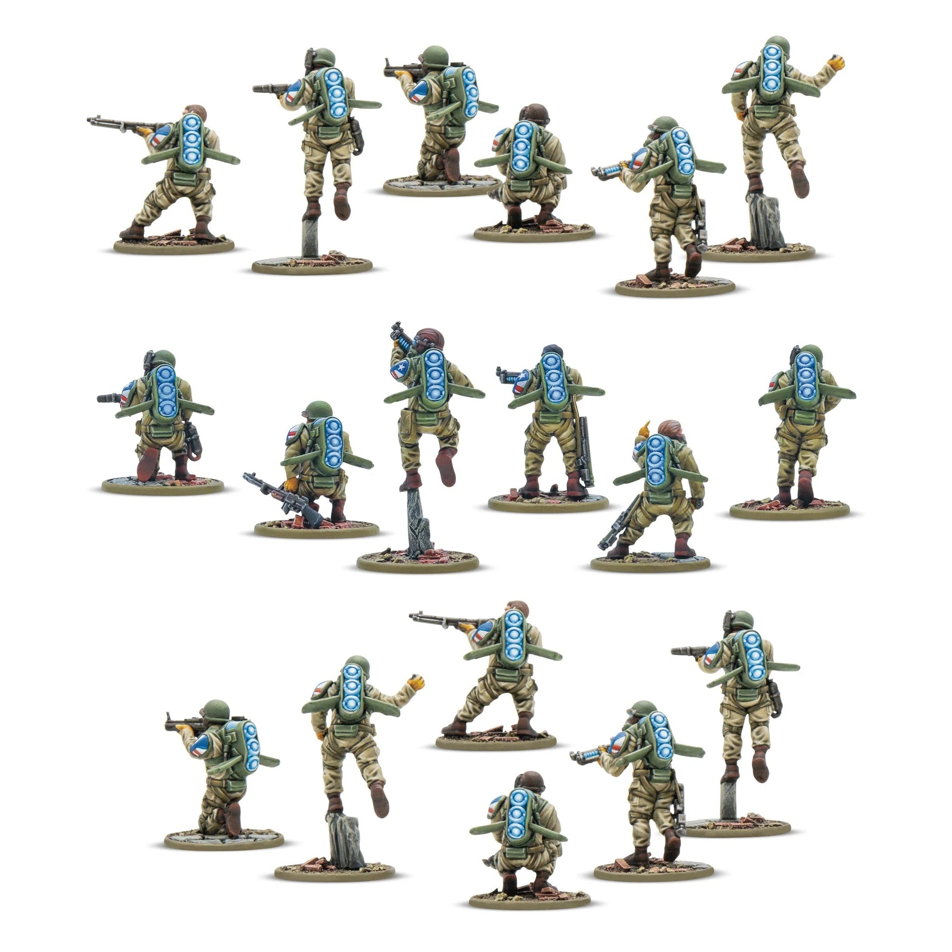 Konflikt '47 US Firefly Airborne Infantry Warlord Games