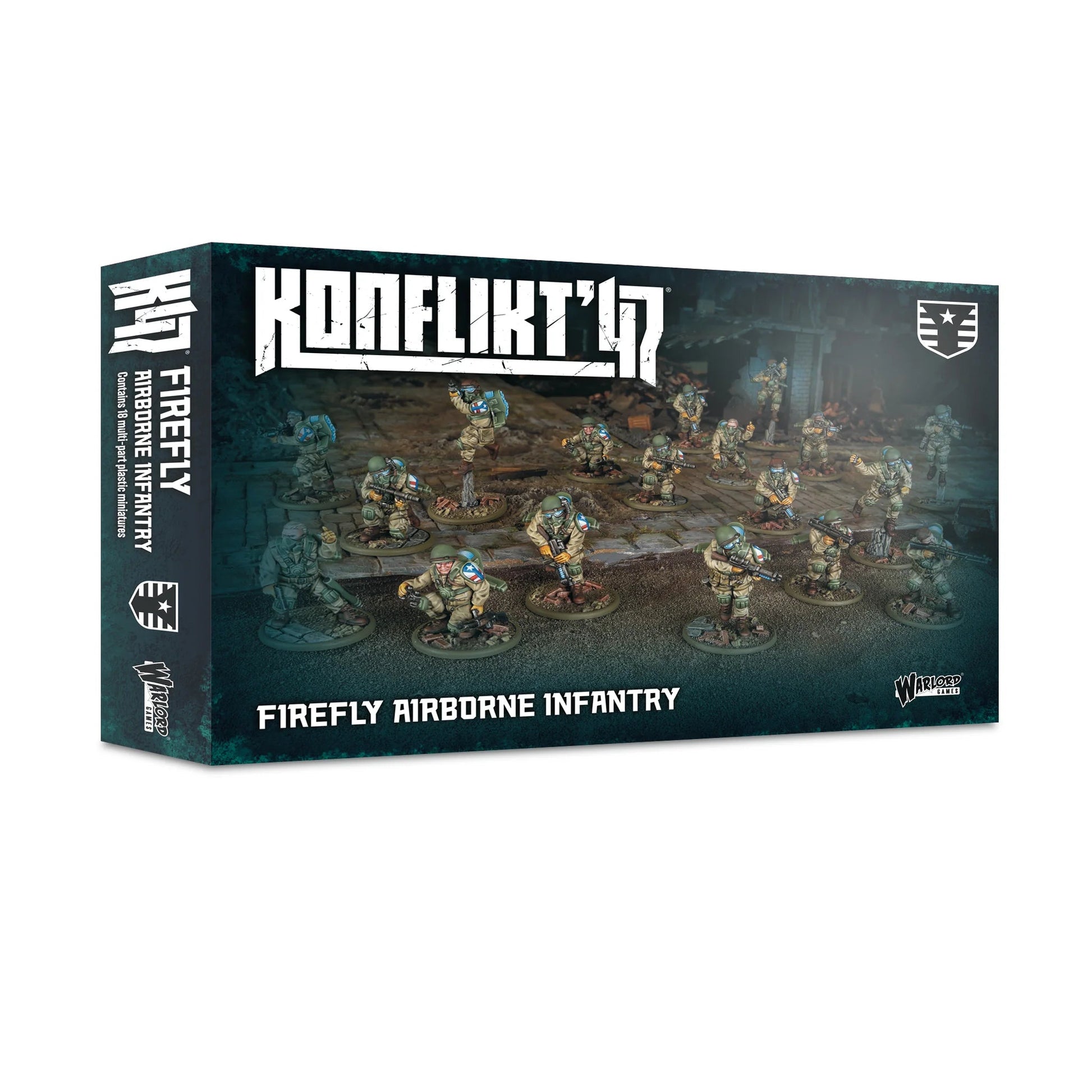 Konflikt '47 US Firefly Airborne Infantry Warlord Games