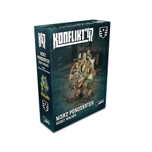 KONFLIKT'17 M3R2 Pondskaeter Scout Walker game box on a white background