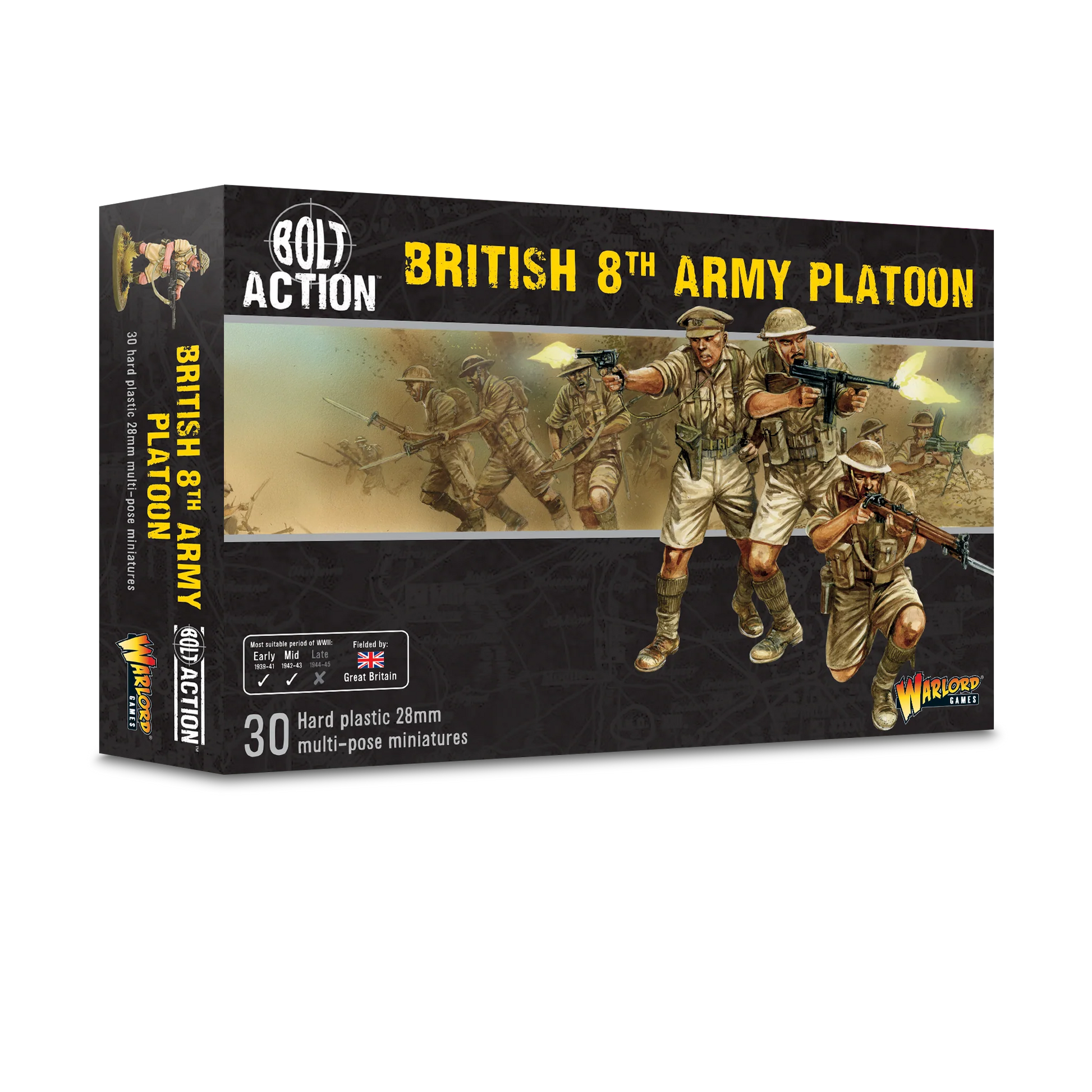 Bolt Action British 8th Army Platoon Warlord Games