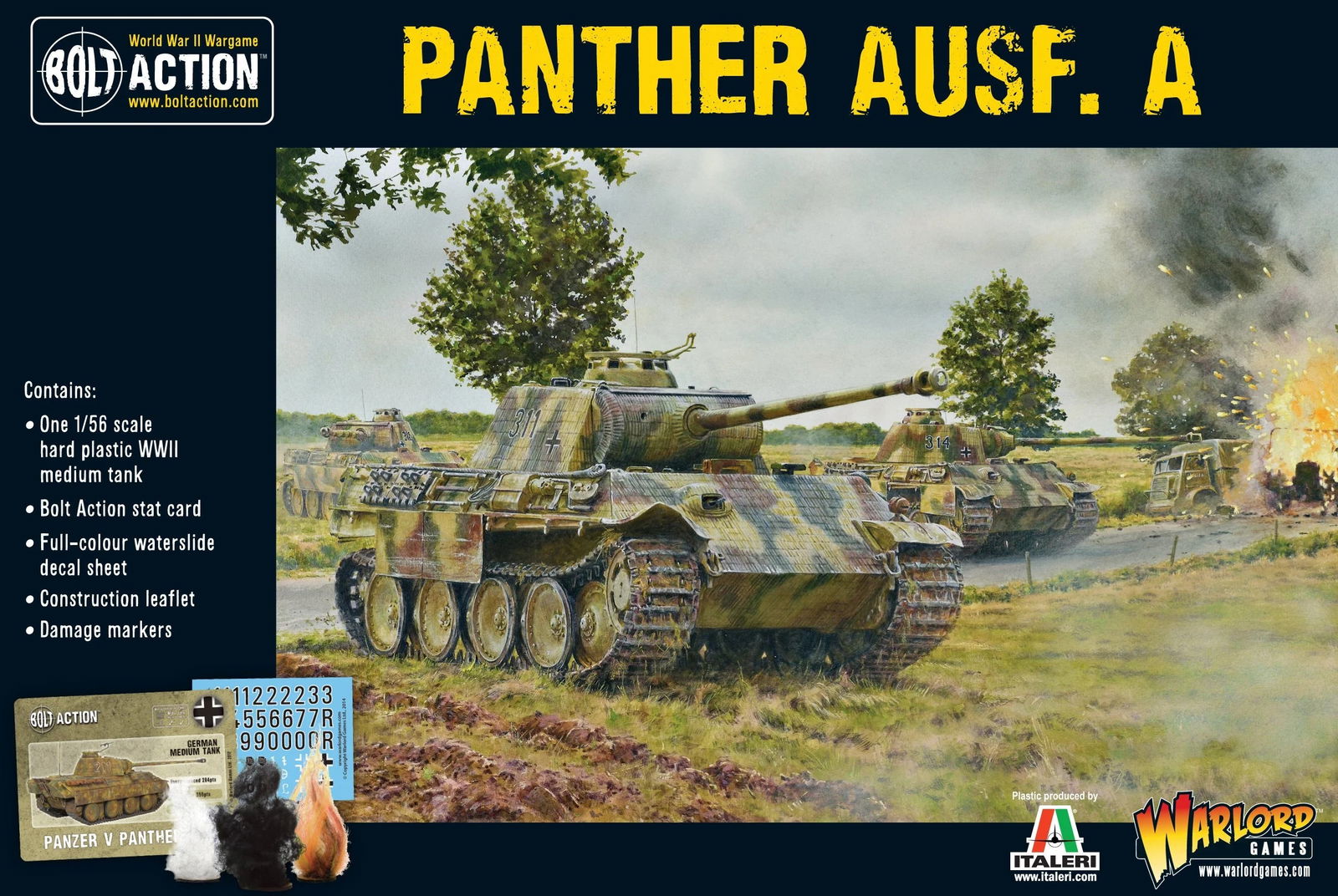 Cipolla Hobbies -  - Bolt Action: Panther Ausf A Tank