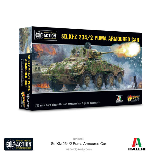 Cipolla Hobbies -  - Bolt Action: Puma Sd.Kfz 234/2 Armoured Car