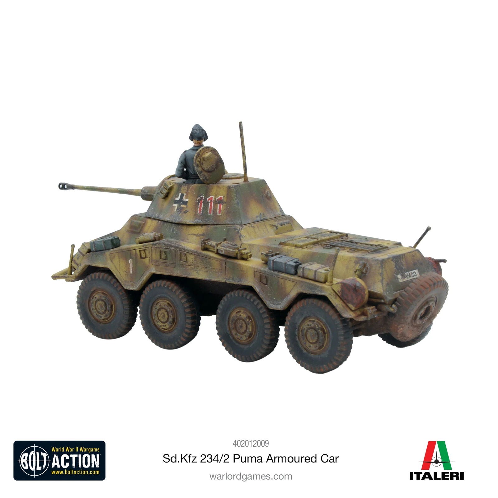 Cipolla Hobbies -  - Bolt Action: Puma Sd.Kfz 234/2 Armoured Car