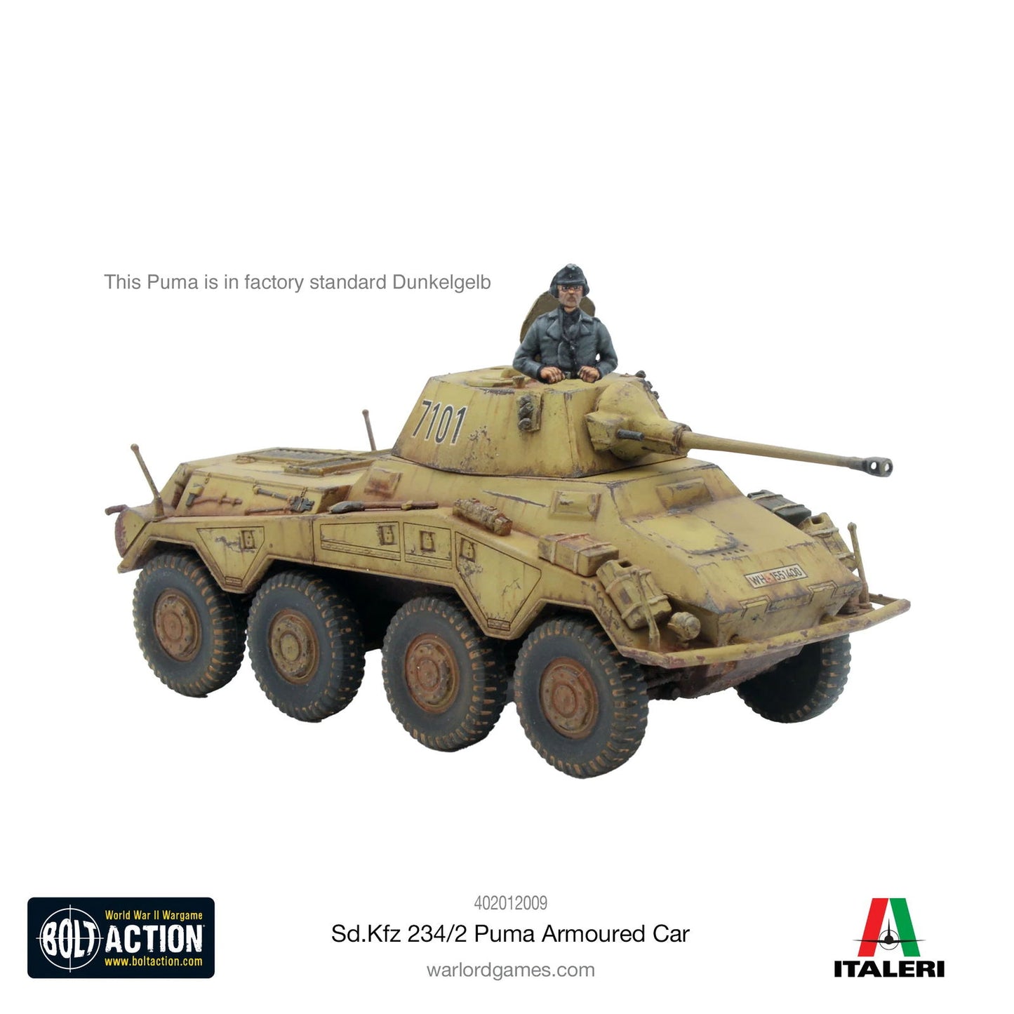 Cipolla Hobbies -  - Bolt Action: Puma Sd.Kfz 234/2 Armoured Car