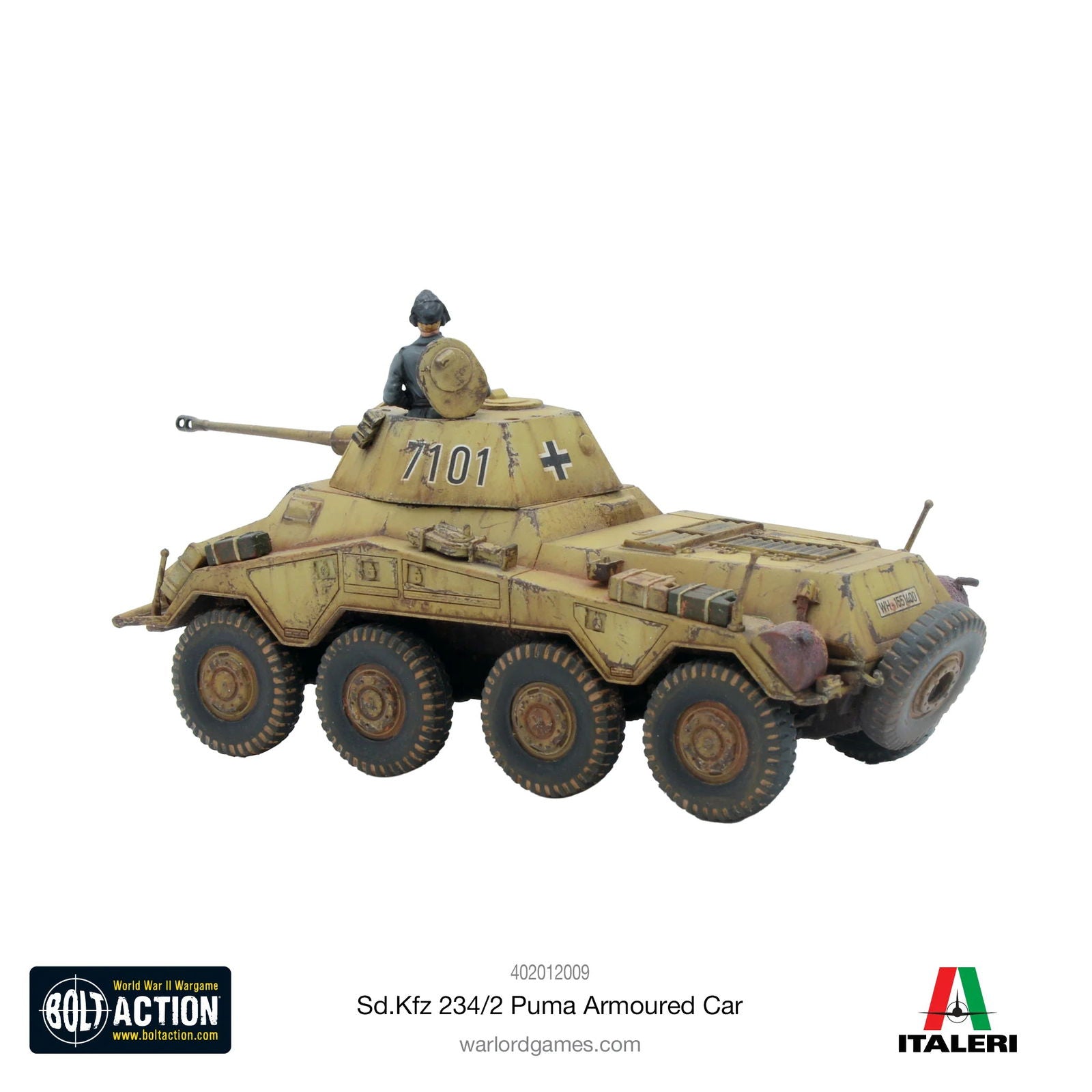 Cipolla Hobbies -  - Bolt Action: Puma Sd.Kfz 234/2 Armoured Car