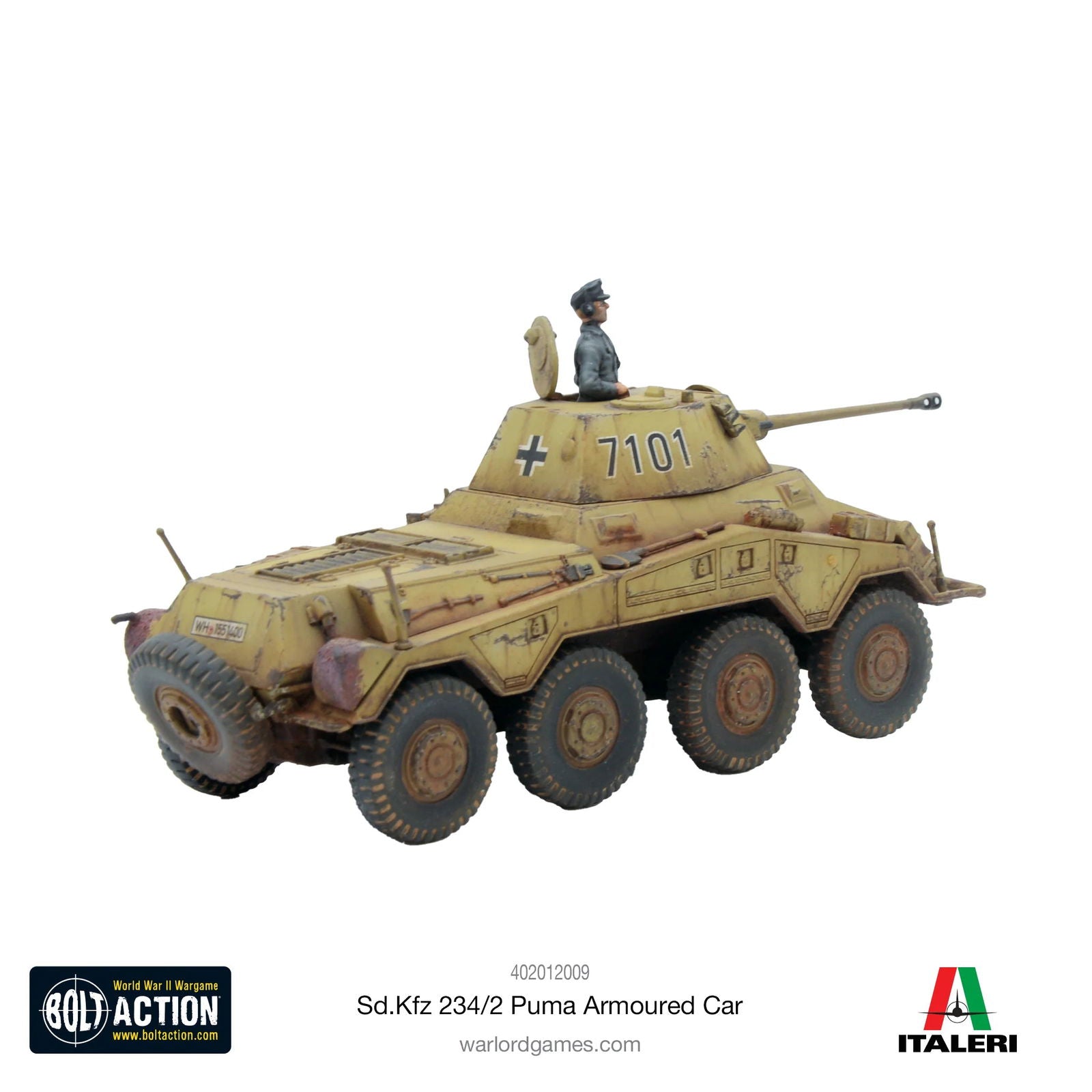 Cipolla Hobbies -  - Bolt Action: Puma Sd.Kfz 234/2 Armoured Car