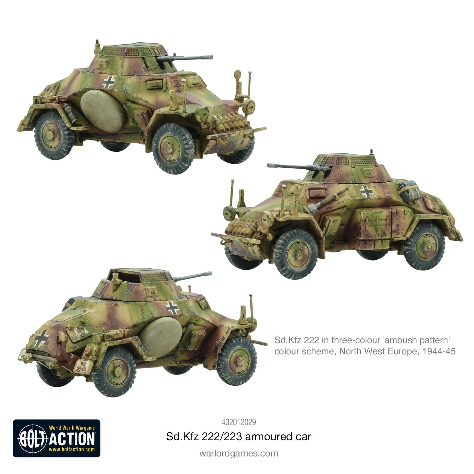 Cipolla Hobbies -  - Bolt Action: Sd.Kfz 222/223 Armoured Car