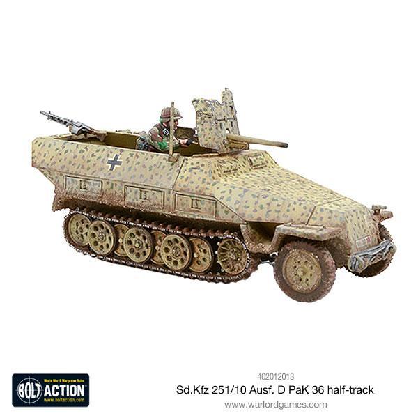 Cipolla Hobbies -  - Bolt Action: Sd.Kfz 251/10 ausf D (3.7mm Pak) Half Track