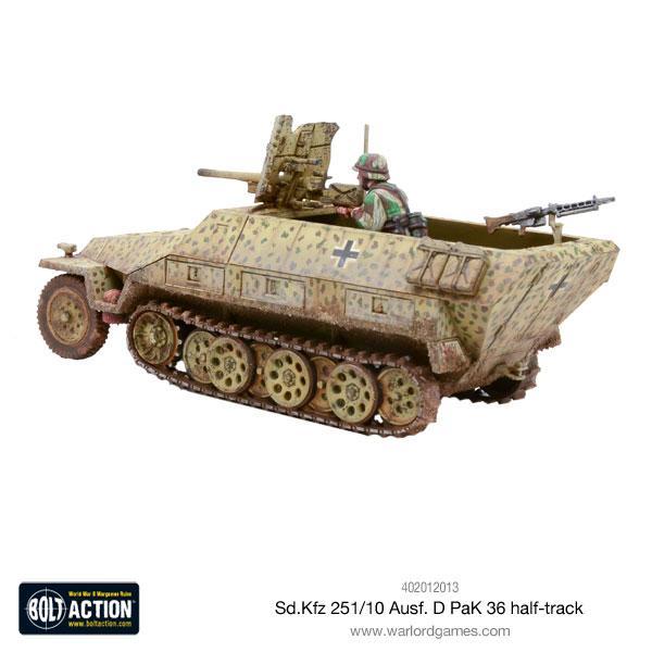 Cipolla Hobbies -  - Bolt Action: Sd.Kfz 251/10 ausf D (3.7mm Pak) Half Track