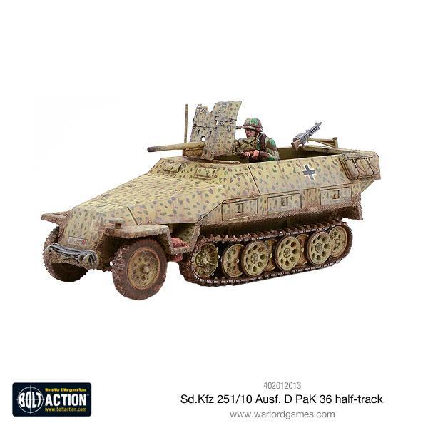 Cipolla Hobbies -  - Bolt Action: Sd.Kfz 251/10 ausf D (3.7mm Pak) Half Track