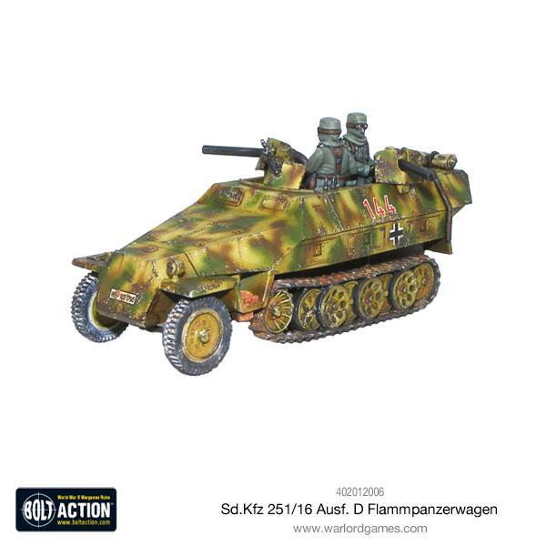 Cipolla Hobbies -  - Bolt Action: Sd.Kfz 251/16 Ausf D Flammpanzerwagen Half Track