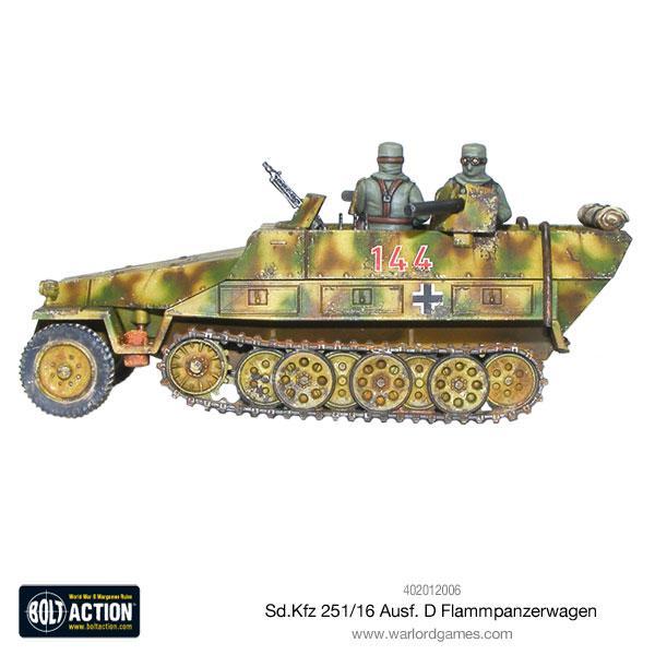 Cipolla Hobbies -  - Bolt Action: Sd.Kfz 251/16 Ausf D Flammpanzerwagen Half Track