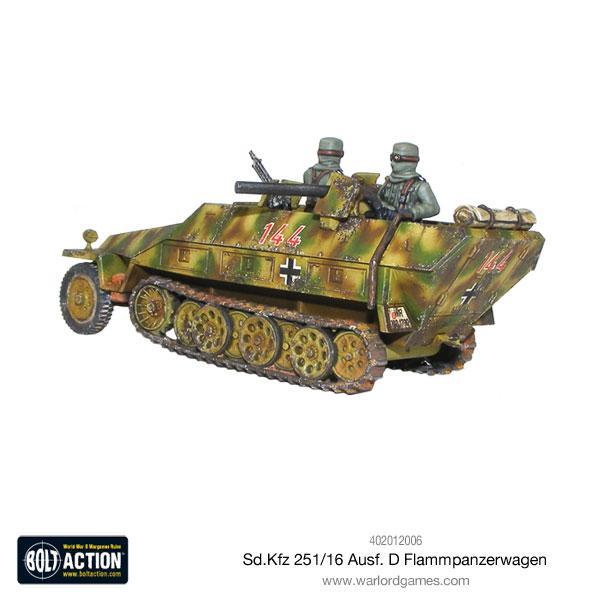 Cipolla Hobbies -  - Bolt Action: Sd.Kfz 251/16 Ausf D Flammpanzerwagen Half Track