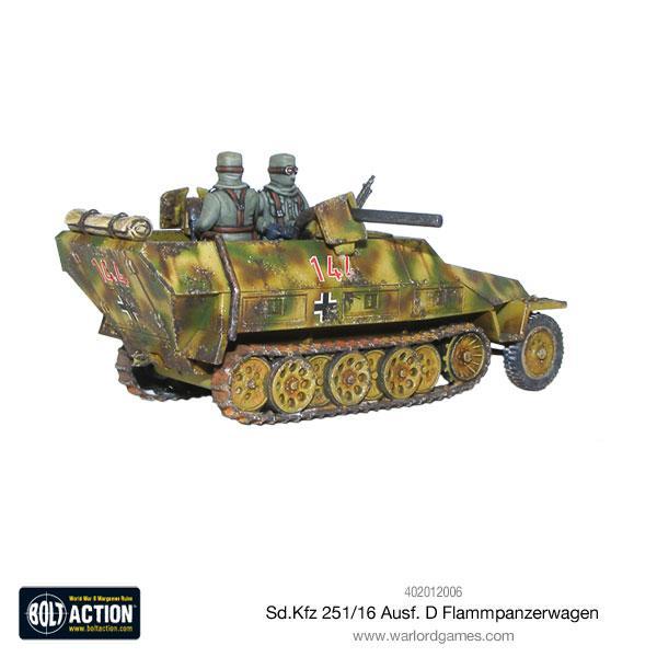 Cipolla Hobbies -  - Bolt Action: Sd.Kfz 251/16 Ausf D Flammpanzerwagen Half Track