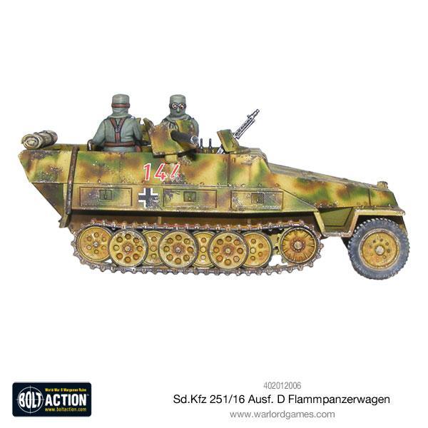 Cipolla Hobbies -  - Bolt Action: Sd.Kfz 251/16 Ausf D Flammpanzerwagen Half Track